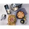 A top-down view of baking ingredients and a pie. Náhled obrázku produktu