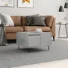The Living Store Couchtisch Betongrau 55x55x36,5 cm Produktbild-Vorschau 1