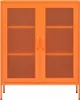 A product shot of an orange cabinet. Podgląd zdjęcia produktu