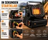 Gasheizung 2In1 Gasheizer Heizgerät Tragbare Camping Butan Produktbild-Vorschau 4