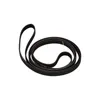 A black drive belt coiled on a white background. Produktbild-Vorschau