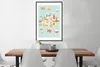 MuchoWow® MuchoWow® Gerahmtes Poster Weltkarte Kinder - Produktbild-Vorschau 3
