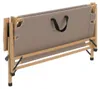 Bambus Campingbank MCW-Q40, Outdoorbank Picknickbank Produktbild-Vorschau 5