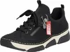A single black sneaker with a white sole and a red tag attached. Anteprima dell’immagine prodotto