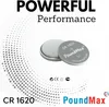 5X PoundMax CR1620 DL1620 Batterie Knopfzellen Batterien 3V Produktbild-Vorschau 5