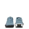 Mojito Bio Lifestyle Schuh von Scarpa in hellblau mit schwarzer Sohle; Rückansicht. Produktbild-Vorschau