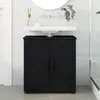 Mobile da bagno nero, 61 x 35 x 64 cm, realizzato in Anteprima dell’immagine prodotto 4