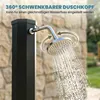 Outsunny Solardusche 60L Gartendusche mit schwenkbarem Produktbild-Vorschau 5