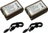 2x Trade-Shop Li-Ion Kamera-Akku 7,2V / 1300mAh inkl. Typ-C Produktbild-Vorschau 1