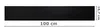 A black decorative panel with dimensions indicated. Anteprima dell’immagine prodotto