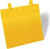DURABLE Gitterboxtaschen mit Lasche A4 quer 50 St., gelb Produktbild-Vorschau 1