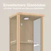 K-Möbel Glasvitrine stehend in Buche (176x37x33 cm) mit 4 Produktbild-Vorschau 5