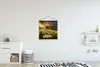 MuchoWow® Textilposter Blumenfeld - Hügel - Sonnenuntergang Produktbild-Vorschau 2