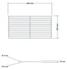 DEOS Grillrost aus Edelstahl 45 × 23 cm Produktbild-Vorschau 4