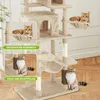 Kratzbaum für große Katzen, Kratzbrett, Katzenbürsten, Produktbild-Vorschau 6