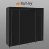RUHHY 23740 Doppelgarderobe für Kleidung 170×170×42 cm Produktbild-Vorschau 13