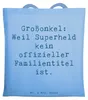 Mr. & Mrs. Panda Jutebeutel Spruch Großonkel Superheld - Produktbild-Vorschau 1