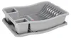 Curver Afdruiprek op Plateau 38x29x8.5 cm Lichtgrijs Anteprima dell’immagine prodotto 3