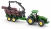 Siku tractor met bosaanhangwagen, groen; 1954 Productafbeelding-voorbeeld 12