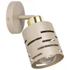 MasterLED Wandleuchte E27 schwenkbar 1-flammig Beige Gold Produktbild-Vorschau 1
