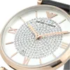Emporio Armani Damen Armbanduhr  Schwarz / Roségold  Produktbild-Vorschau 6