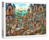 raxxa Premium-Puzzle "Fischmarkt im Mittelalter - Produktbild-Vorschau 1