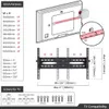 Unyqoos® Mobiler TV-Standfuß mit Rollen & Bremse, Produktbild-Vorschau 7