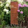 UNUS® Gartenstecker Gartenschild Edelrost Roststecker Produktbild-Vorschau 2