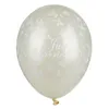 30 Luftballons Ø 29 cm elfenbein "Just Married" metallic Produktbild-Vorschau 1