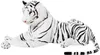 BRUBAKER tigre bianca 110 cm peluche coccoloso Anteprima dell’immagine prodotto 2