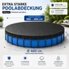 Poolabdeckung rund – Extra starke 200 g/m² Poolplane Produktbild-Vorschau 2