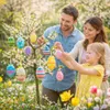 ostereier zum aufhängen, osteranhänger ostereier, osterbaum schmuck, osterbaum deko, osterstrauch Produktbild-Vorschau