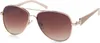 styleBREAKER Damen Sonnenbrille Pilotenbrille mit Strass | Produktbild-Vorschau 1