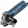 A blue Bosch angle grinder is shown against a white background. Produktbild-Vorschau
