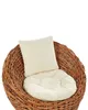 BELIANI Gartenstuhl Natur Rattangeflecht mit Polyester Produktbild-Vorschau 6