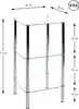 HAKU Scaffale da bagno cromato - Metallo, vetro di Anteprima dell’immagine prodotto 2