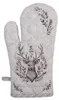 Clayre & Eef Ofenhandschuh 18x30 cm Beige Baumwolle Hirsch Produktbild-Vorschau 1