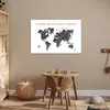 MuchoWow® Poster Weltkarte - Schwarz - Weiß - Zitat 60x40 Produktbild-Vorschau 6
