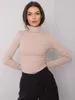 Rue Paris Dámsky rolák Emeline béžová L/XL Náhľad obrázku produktu 4
