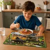 4 Kinder Platzdeckchen 3D Tischset Platzmatte Tischmatte Produktbild-Vorschau 4
