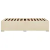 The Living Store Bettgestell Creme 80x200 cm Stoff Produktbild-Vorschau 6