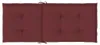 vidaXL Hochlehner-Auflagen 4 Stk. Melange Weinrot 120x50x4 Produktbild-Vorschau 5
