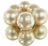 Christbaumkugeln Pearl beige Ø 8 cm aus Glas - 6er Set Produktbild-Vorschau 1