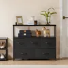 Kommode TV-Schrank mit 5 Schubladen Sideboard Lowboard TV Produktbild-Vorschau 3