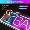 Dimmbar Neon Schild LED Deko Schild BAR Leuchtreklame Party Produktbild-Vorschau 2