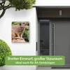banjado Design Briefkasten Stahl weiß mit Zeitungsfach Produktbild-Vorschau 5