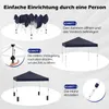 COSTWAY Gazebo 3x3 m, gazebo pieghevole pop-up resistente Anteprima dell’immagine prodotto 7