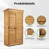 Zahradní domek Wiltec s lamelovou výplní, rozměry 870 x 465 Náhled obrázku produktu 6