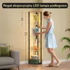 Lampa podłogowa EDISHINE do salonu, drewniana, z regulacją Podgląd zdjęcia produktu 6