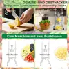 8 Spalten Zitronenschneider, Obst- und Gemüseschneider mit Produktbild-Vorschau 4